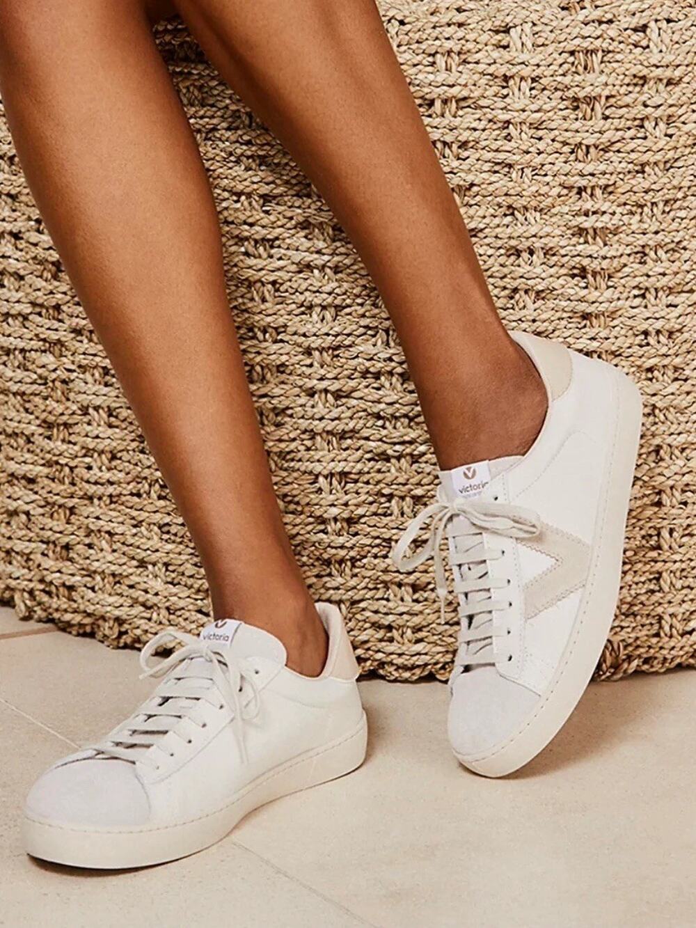 Victoria Berlin Women's Fashion Sneakers Ivory Suede Ice 10 41